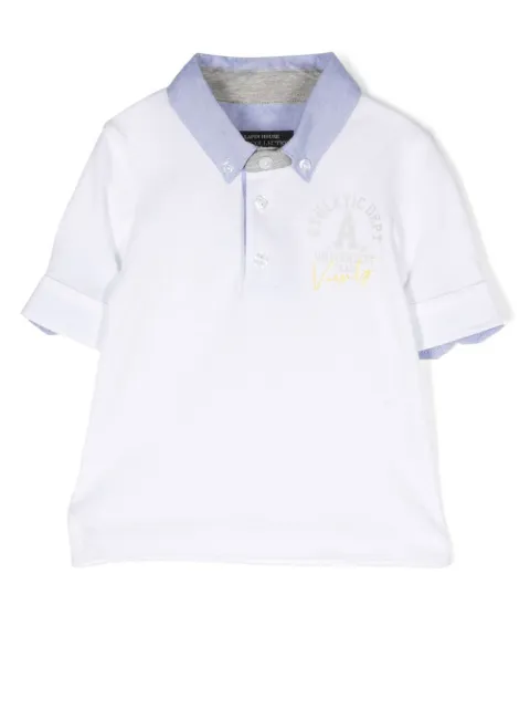 Lapin House button-down collar polo shirt