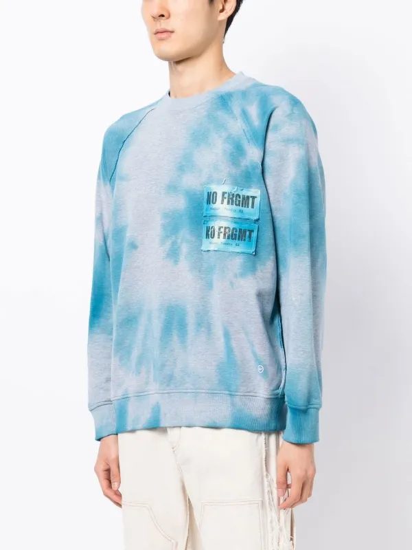 Stain Shade x Hiroshi Fujiwara tie dye Effect Sweatshirt Farfetch