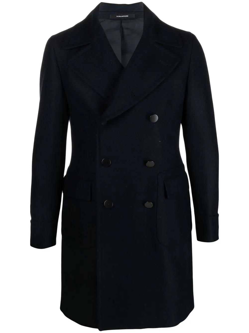 

Tagliatore double-breasted wool coat - Blue