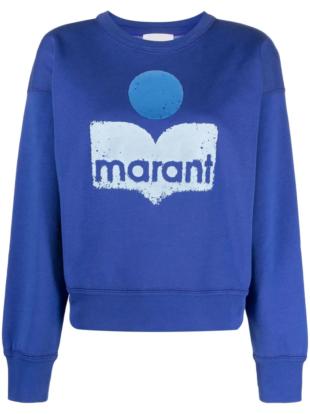 Isabel Marant Étoile Logo-print Sweatshirt In Blue | ModeSens