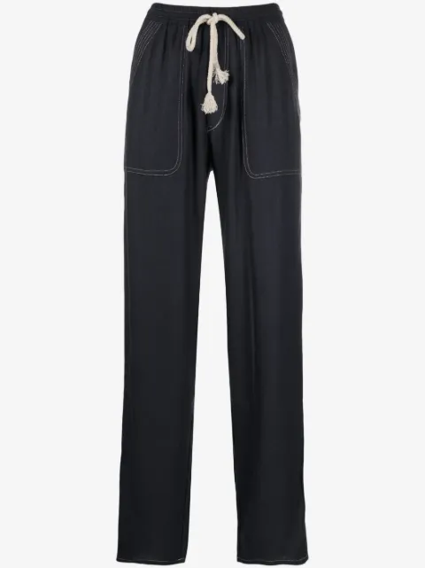 MARANT ÉTOILE Viamao silk trousers