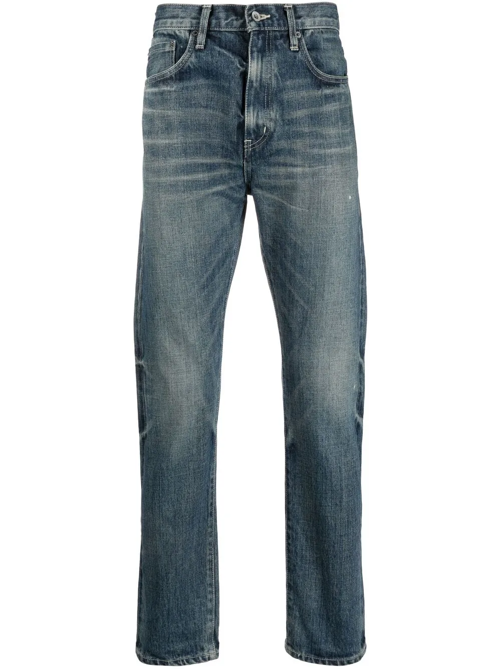 

Neighborhood jeans con tiro alto - Azul