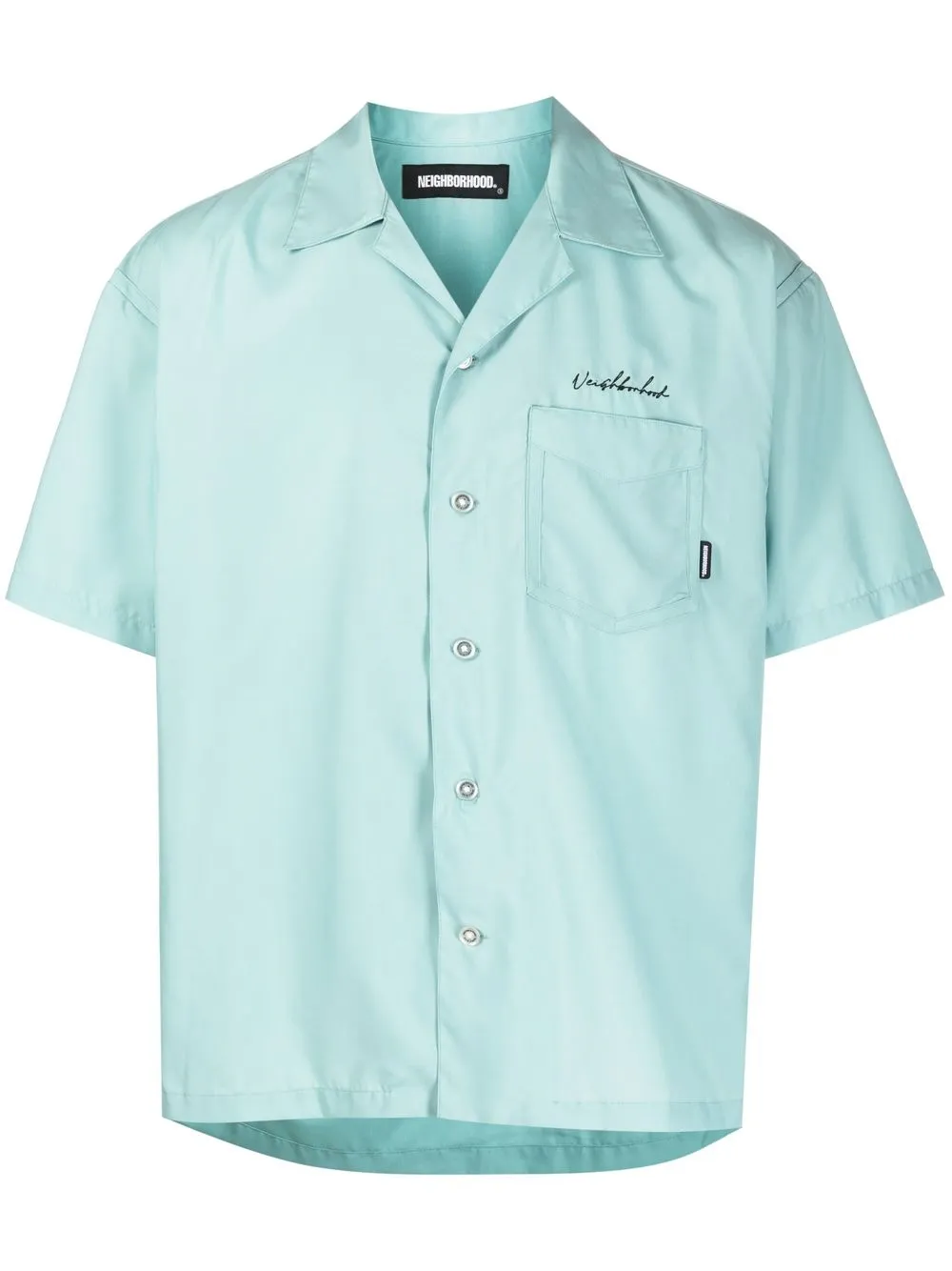 

Neighborhood logo embroidered shirt - Green