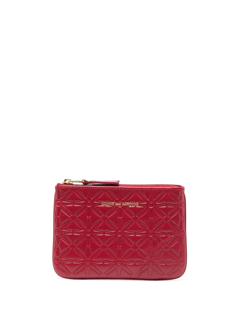 

Comme Des Garçons Wallet quilted leather coin purse - Red