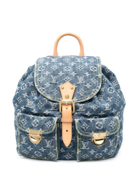 Louis Vuitton - 2003 pre-owned monogram denim backpack