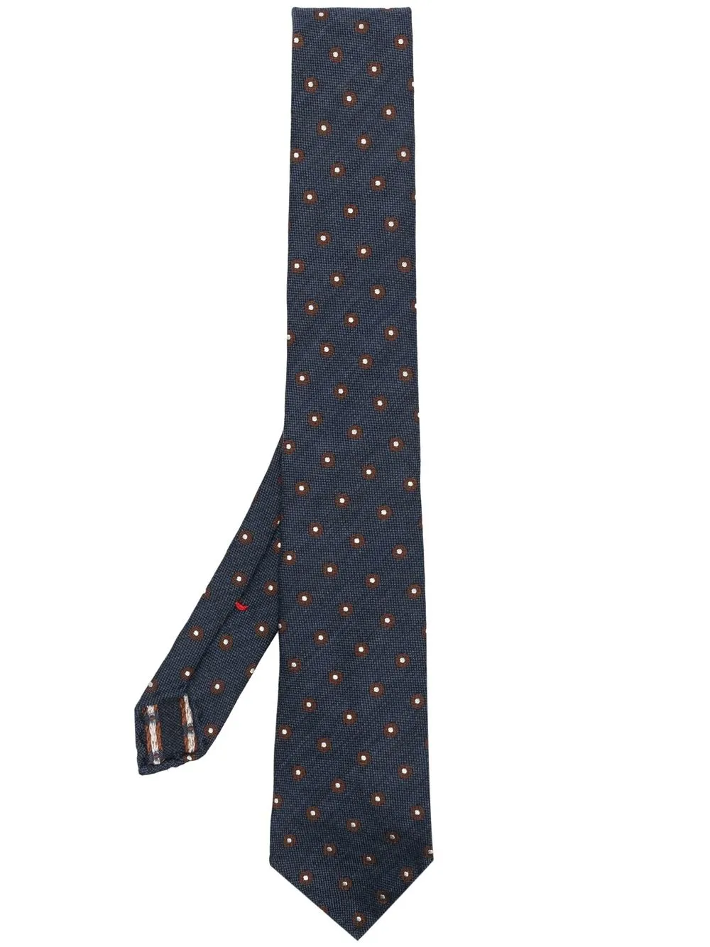 

Dell'oglio corbata con lunares bordados - Azul
