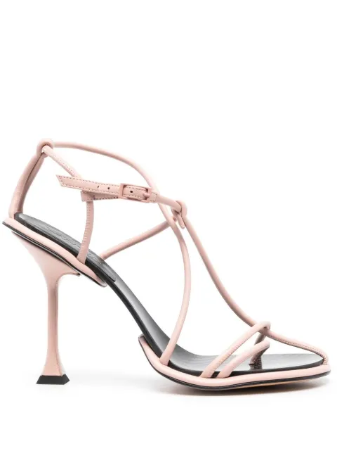 Lanvin Straplight 110 leather sandals