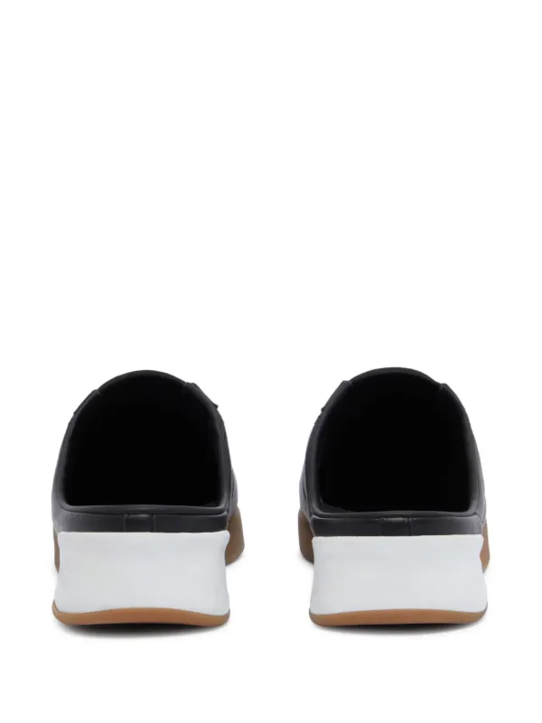 Courrèges Club 02 Leather Sneakers | Black | FARFETCH