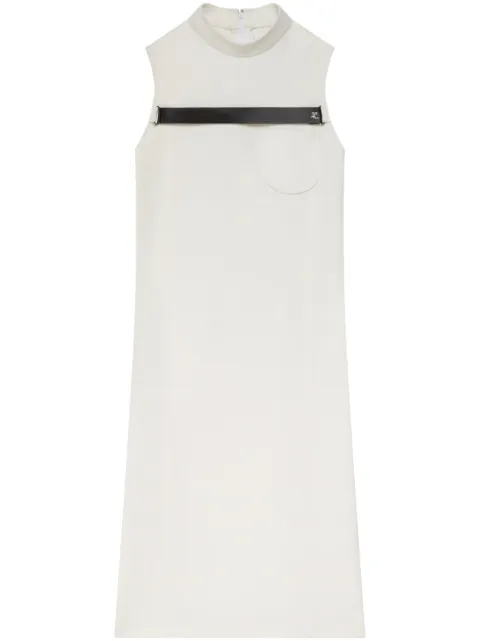 Courrèges vestido de vestir con detalle de correa