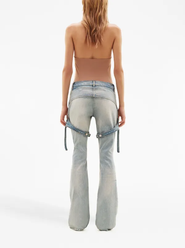 デニム・ジーパン COURREGES Women Denim Pants 324DPA221DE0033 7052 Blue Courrèges Outlet: Jeans woman - Blue | Courrèges jeans
