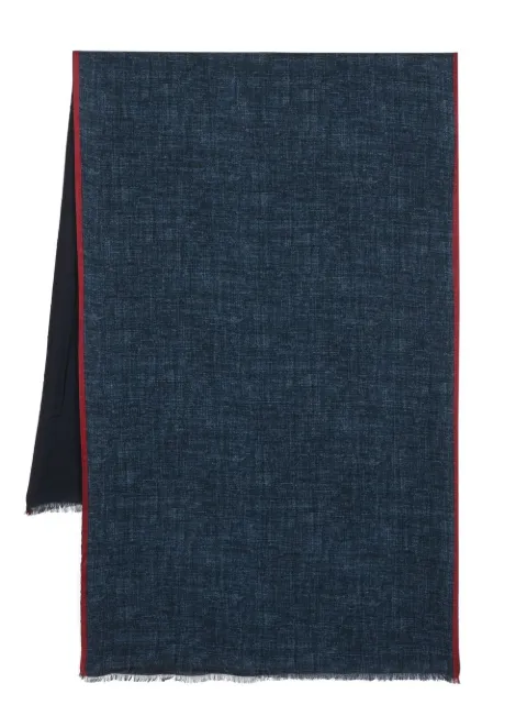 two-tone frayed scarf