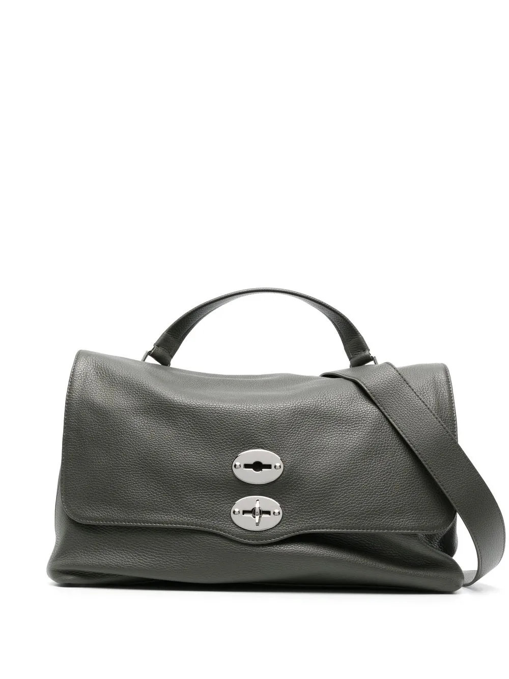 

Zanellato Postina leather tote bag - Green