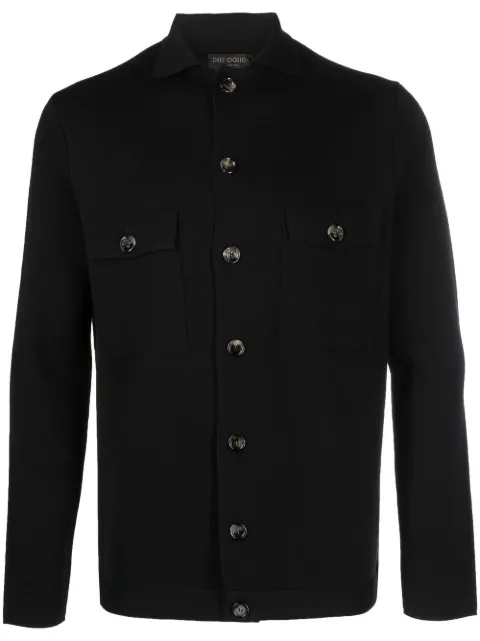 cargo-pocket merino shirt