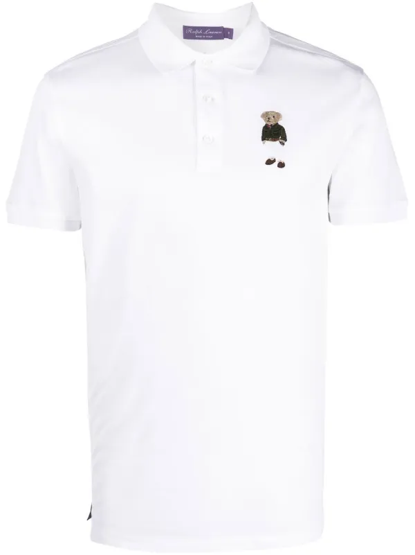 Ralph Lauren Purple Label Polo Bear Motif Polo Shirt - Farfetch