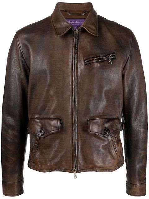 Ralph Lauren Purple Label Hugh Lederjacke