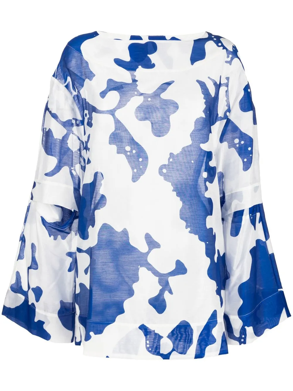 

SIR. Vivi floral-print tunic - Blue