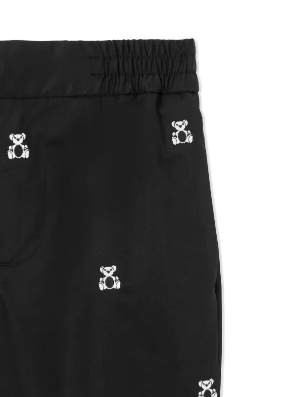 Burberry Kids Thomas Bear Embroidered straight-leg Trousers