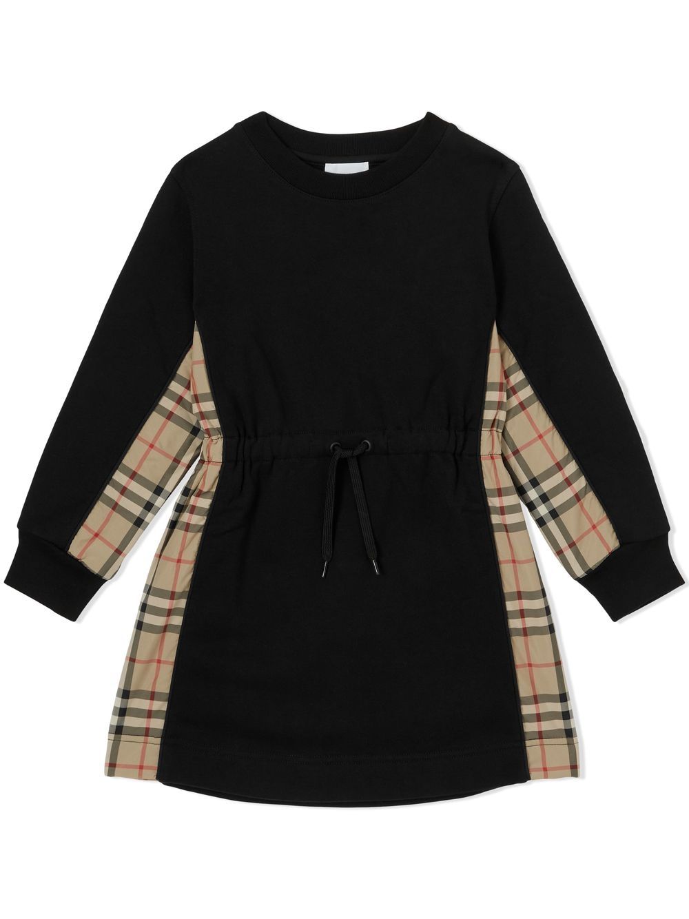 BURBERRY VINTAGE CHECK PANELLED JUMPER DRESS