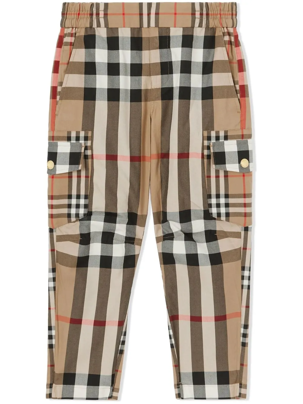 Burberry: White Beresford Cargo Pants