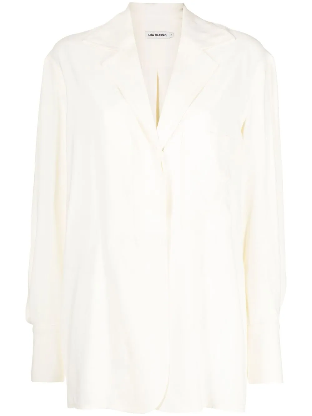 

Low Classic open-collar long-sleeve shirt - White