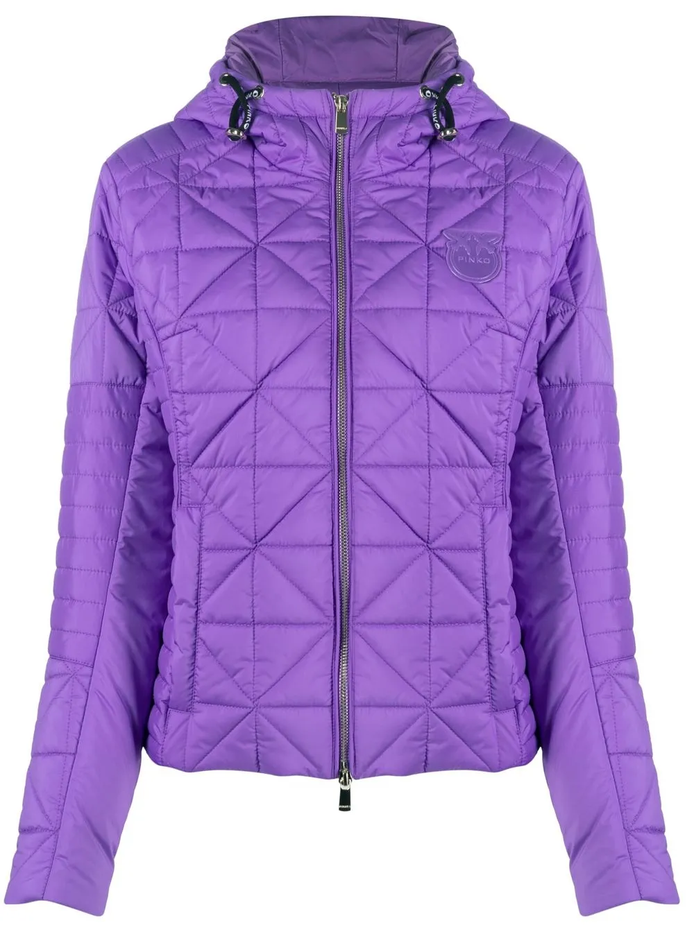 

PINKO zip-fastening padded jacket - Purple