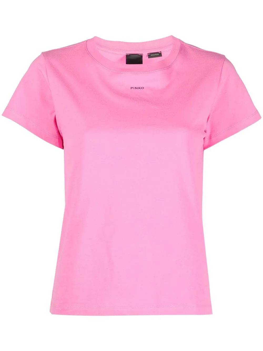 

PINKO playera con logo estampado - Rosado