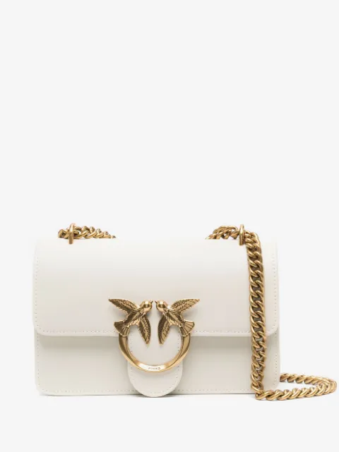 PINKO petit sac porté épaule Love One en cuir
