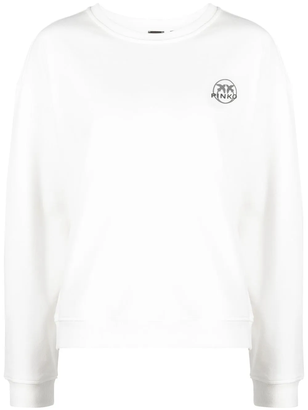 

PINKO sudadera con logo estampado - Blanco