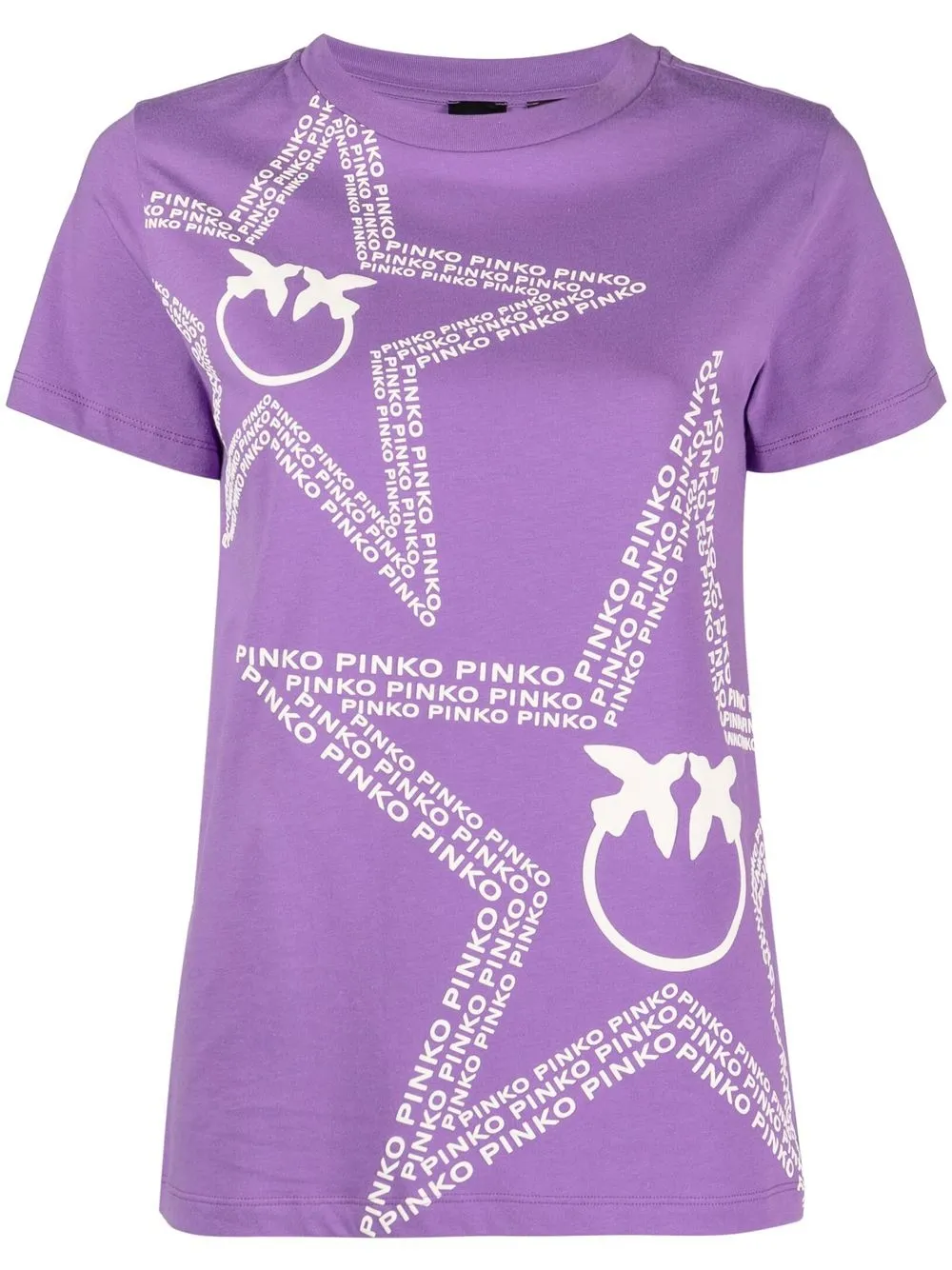 

PINKO logo-print t-shirt - Purple