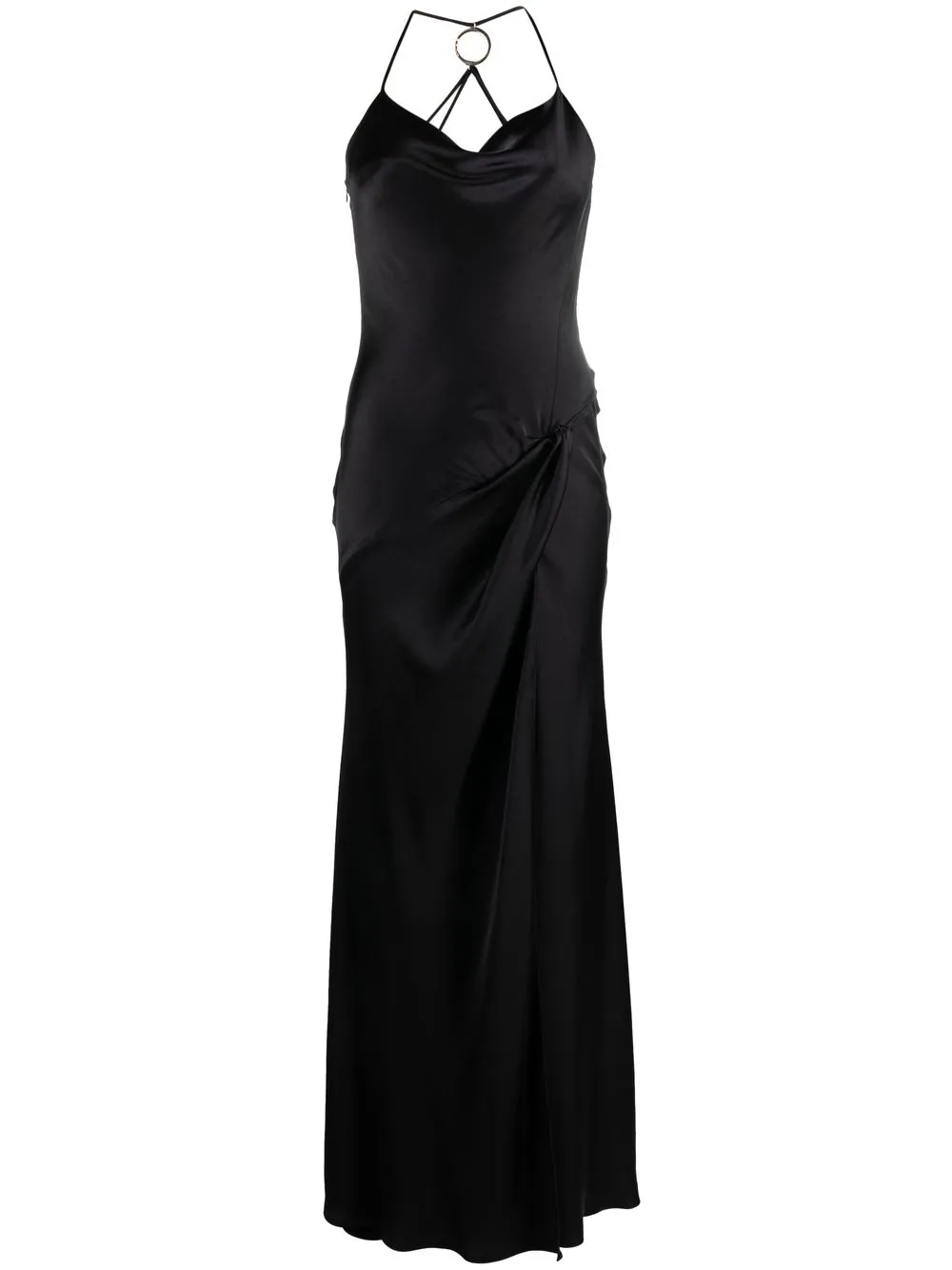 

PINKO halterneck evening dress - Black