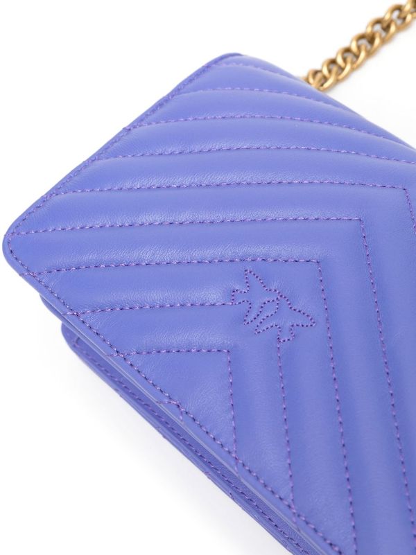 PINKO chevron-quilted Leather Wallet - Farfetch