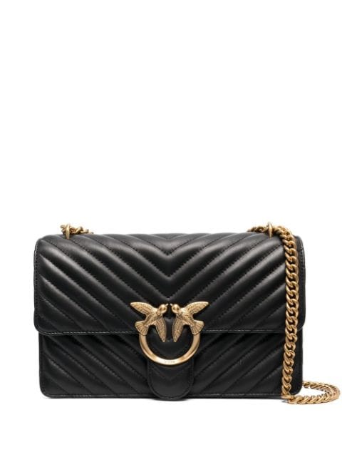 PINKO Classic Icon chevron-quilted Love-bag