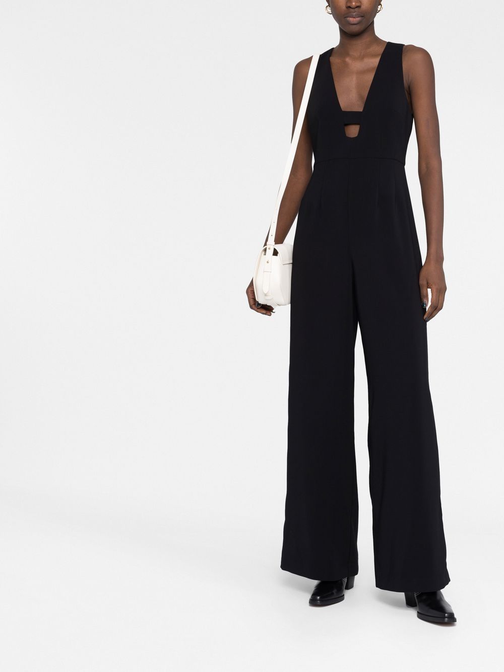 PINKO Mouwloze jumpsuit - Zwart