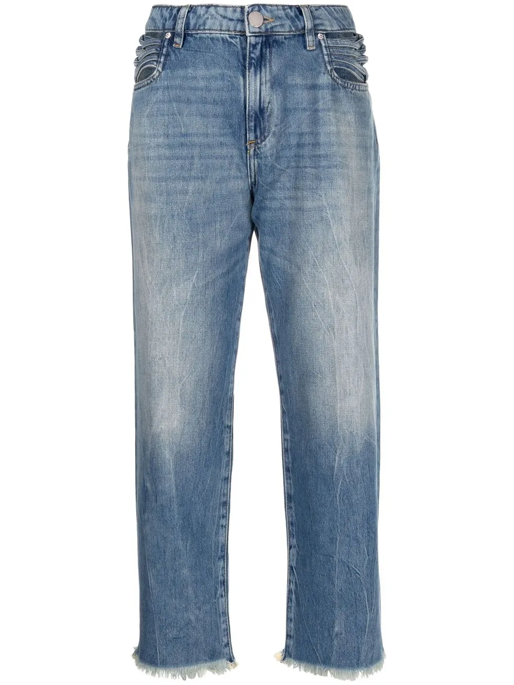 

PINKO mid-rise straight-leg jeans - Blue