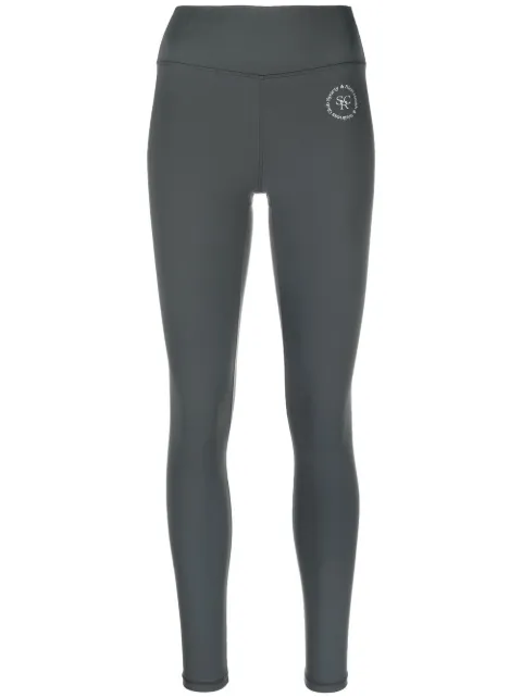 Sporty & Rich leggins con logo estampado