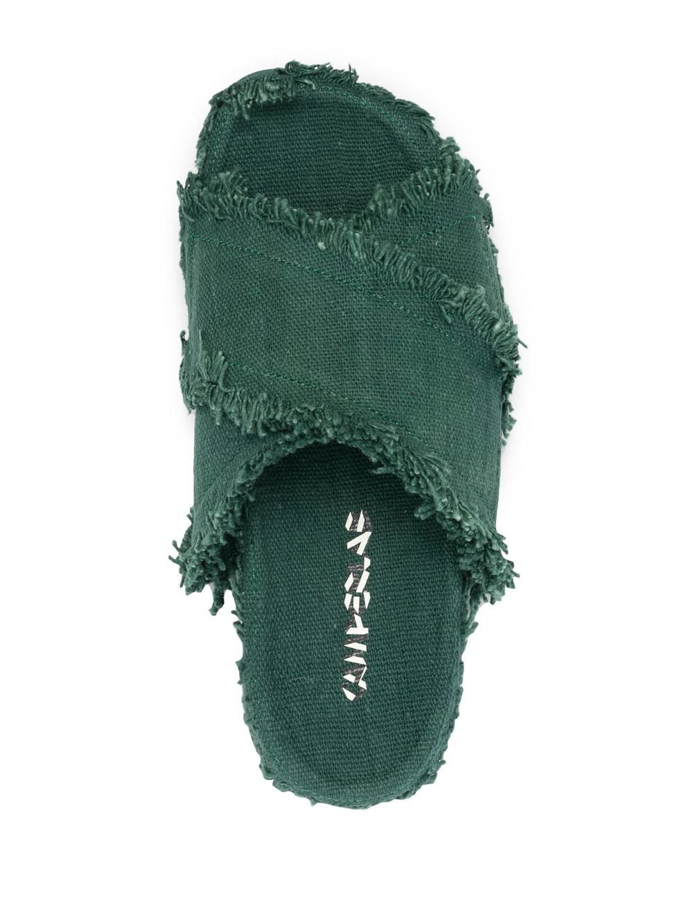 Shop Camperlab Brutus Frayed-edge Sandals In Green