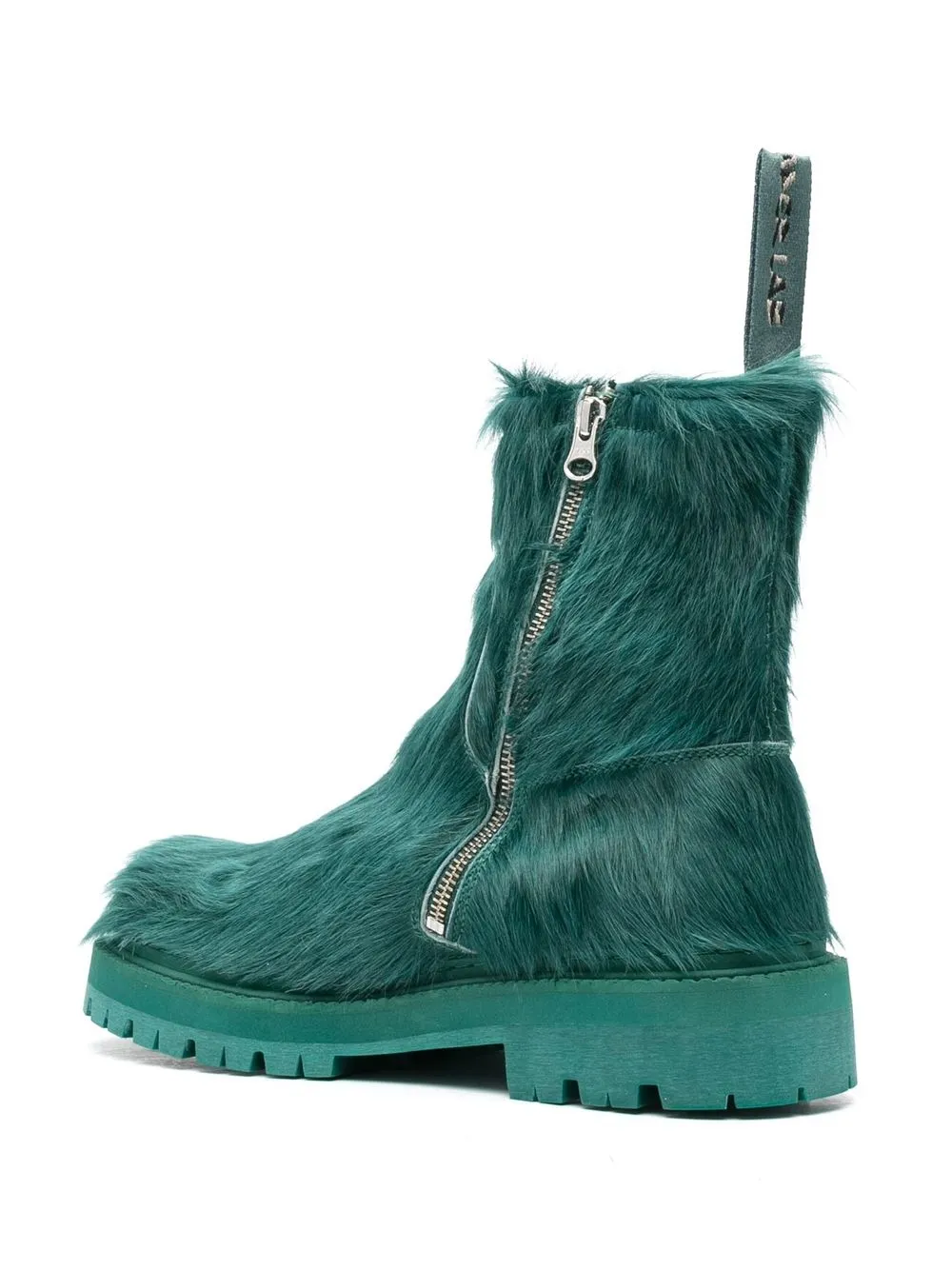 Shop Camperlab Eki Calf-hair Ankle Boots In Green