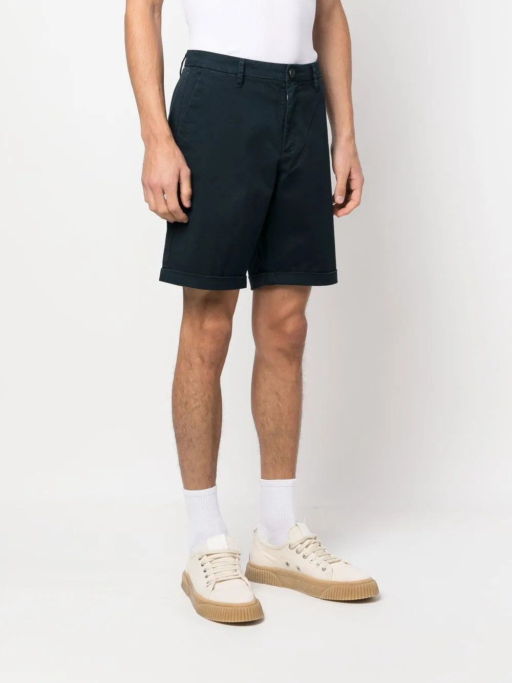 SUN 68 COTTON CHINO SHORTS