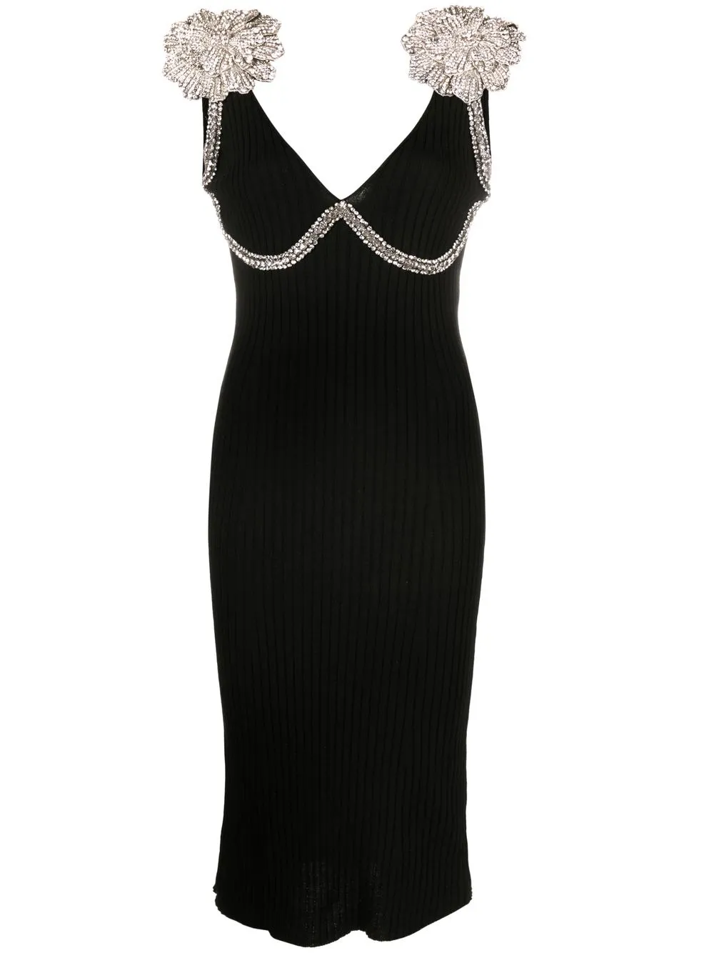 

Loulou crystal-embellished bodycon dress - Black