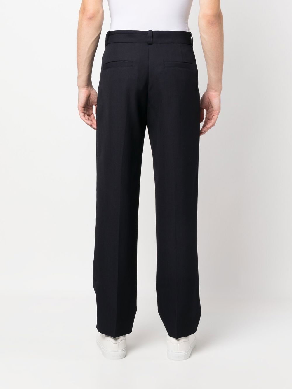 Jacquemus Virgin Wool Straight Leg Trousers Farfetch