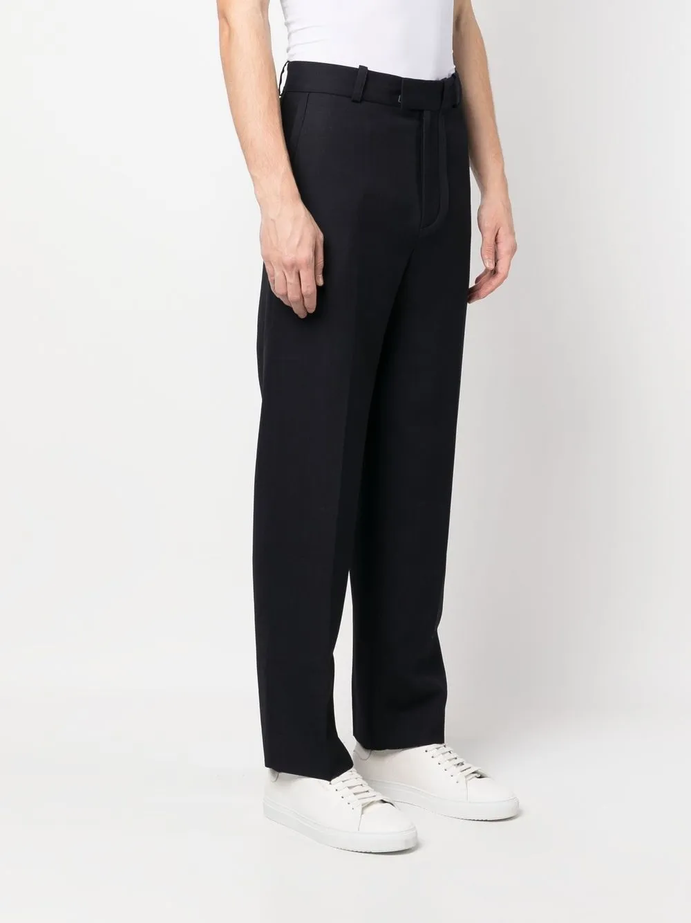  Jacquemus Virgin Wool Straight-leg Trousers - Blue 