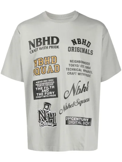 Neighborhood - NBHD logos short-sleeve T-shirt