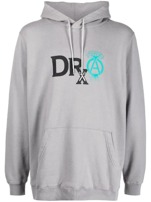 Neighborhood logo-print Detail Hoodie | Grey | FARFETCH IN