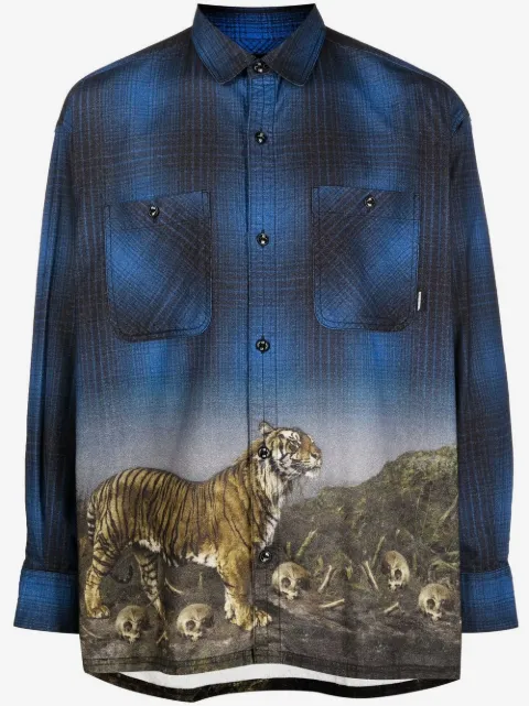 Neighborhood chemise à imprimé tigre