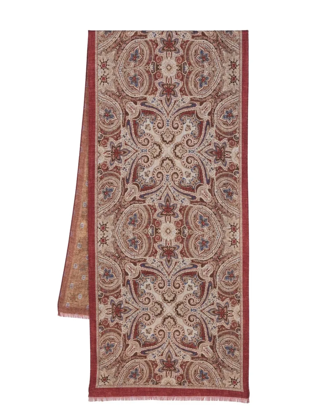 

Dell'oglio paisley-print scarf - Neutrals