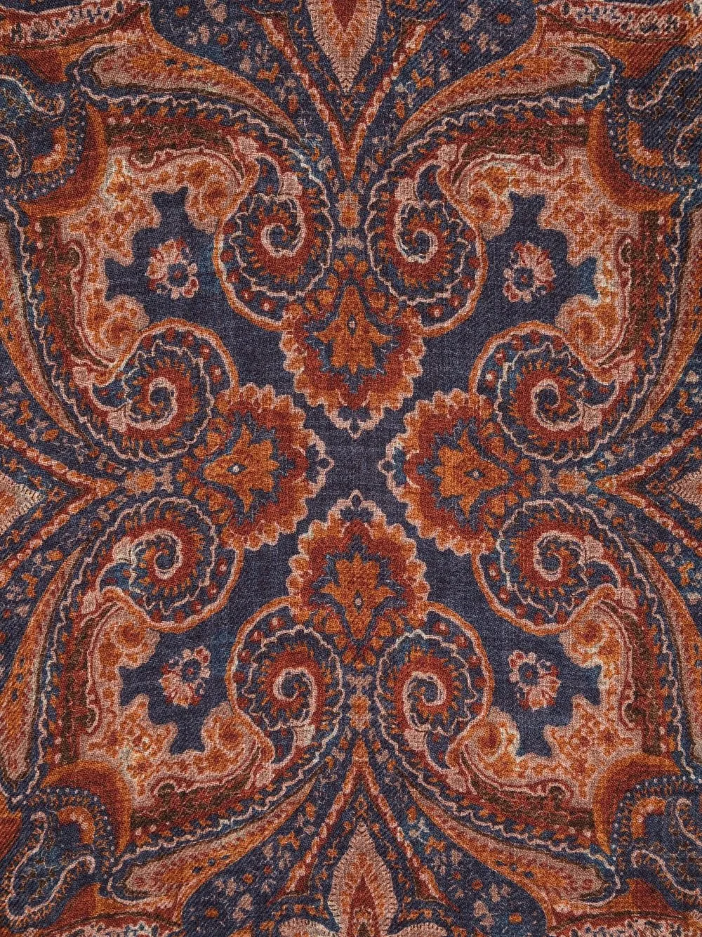 

Dell'oglio paisley-print scarf - Orange