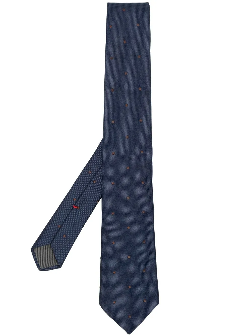 

Dell'oglio pointed silk tie - Blue