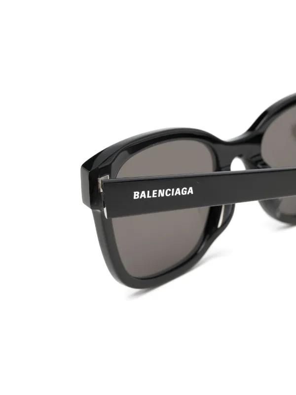 正規品　BALENCIAGA スクエアフレームサングラス ブラック Balenciaga Eyewear スクエアフレーム サングラス | ブラック
