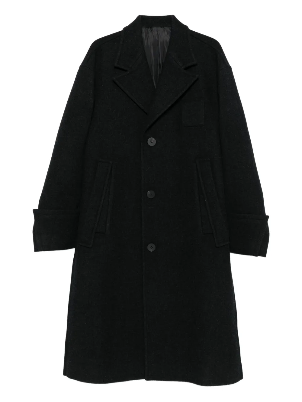 Wooyoungmi buttoned flap-pocket coat | Grey | Image 1