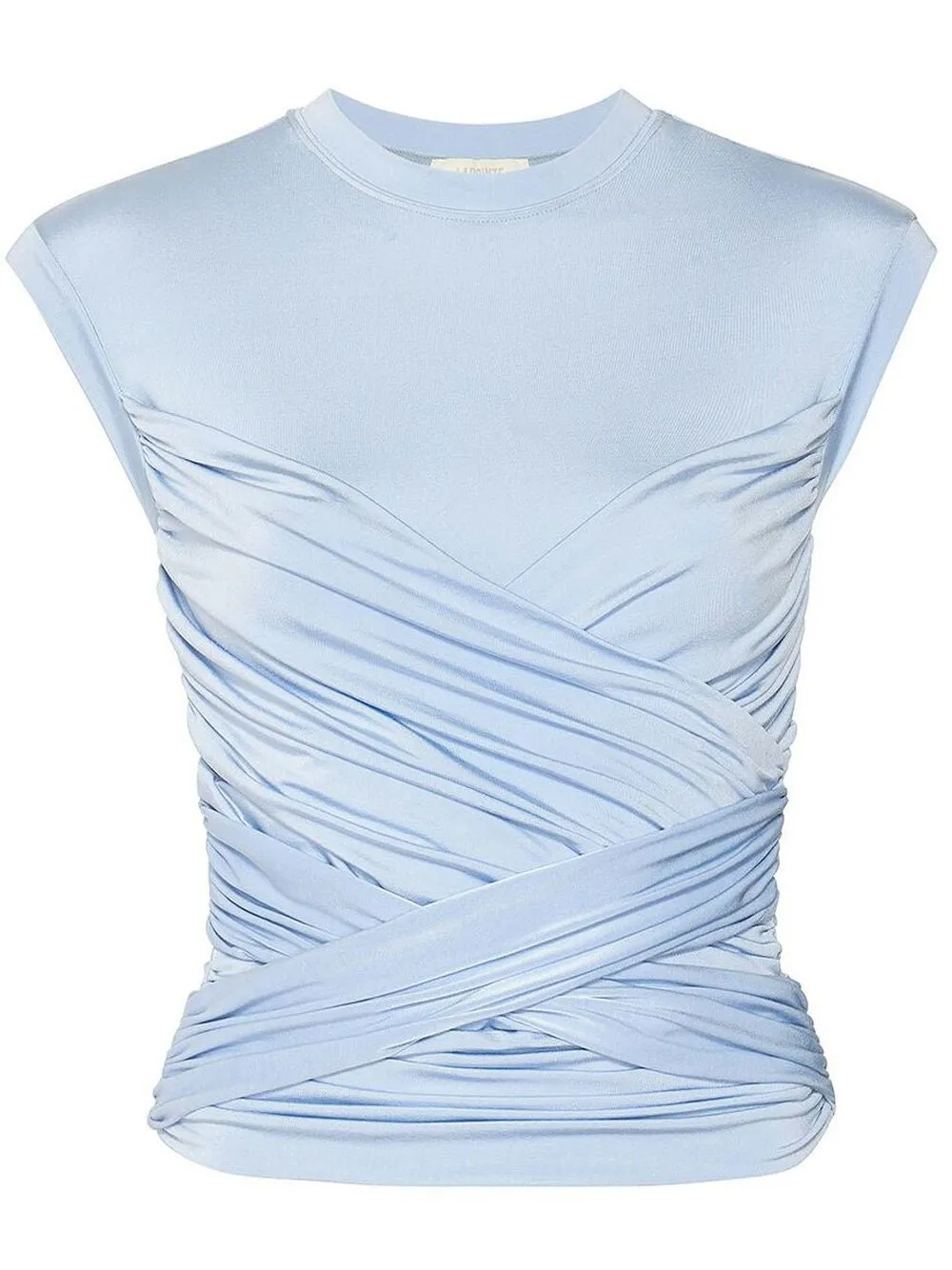 

LAPOINTE draped wrap T-shirt - Blue